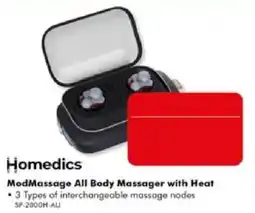 The Good Guys Homedics ModMassage All Body Massager with Heat offer