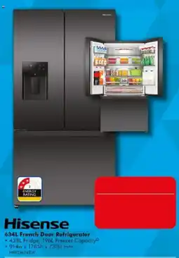 The Good Guys Hisense 634L French Door Refrigerator offer