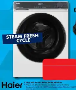 The Good Guys Haier 7.5kg 300 Series Front Load Washer offer