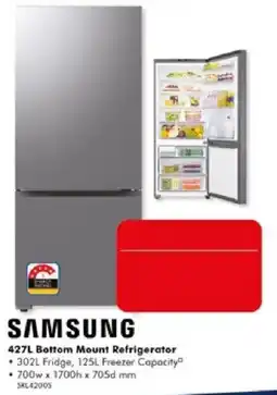 The Good Guys Samsung 427L Bottom Mount Refrigerator offer