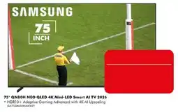 The Good Guys Samsung 75" QN80H NEO QLED 4K Mini-LED Smart AI TV 2026 offer