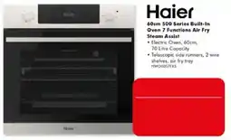The Good Guys Haier 60cm 500 Series Built-In Oven 7 Functions Air Fry Steam Assist offer