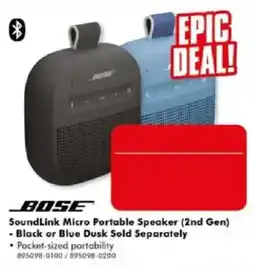 The Good Guys Bose SoundLink Micro Portable Speaker offer