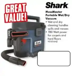 The Good Guys Shark MessMaster Portable Wet/Dry Vacuum offer