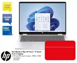The Good Guys hp Omnibook 5 Flip 14" Core 5 Touch 2-in-1 Laptop offer