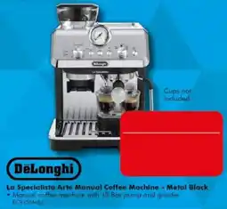 The Good Guys DeLonghi La Specialista Arte Manual Coffee Machine - Metal Black offer
