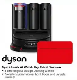 The Good Guys Dyson Spot+Scrub Ai Wet & Dry Robot Vacuum offer