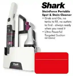 The Good Guys Shark StainForce Portable Spot & Stain Cleaner offer