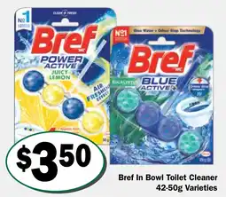 Friendly Grocer Bref In Bowl Toilet Cleaner Varieties offer