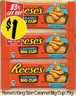NQR Reese's King Size Caramel Big Cup offer