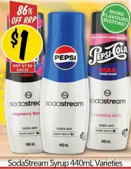 NQR SodaStream Syrup offer