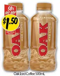 NQR Oak Iced Coffee offer