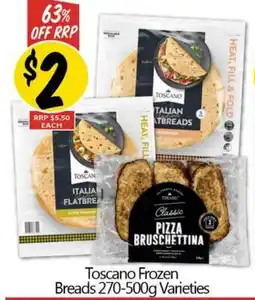 NQR Toscano Frozen Breads offer