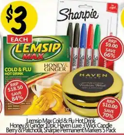 NQR Lemsip Max Cold & Flu Hot Drink offer