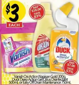 NQR Vanish Oxi Action Napisan Gold offer