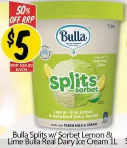 NQR Bulla Splits w/ Sorbet Lemon & Lime offer