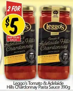 NQR Leggo's Tomato & Adelaide Hills Chardonnay Pasta Sauce offer
