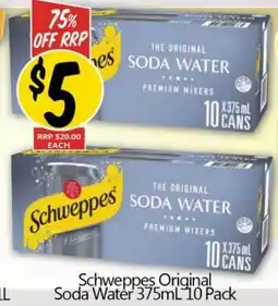 NQR Schweppes Original Soda Water offer