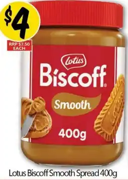 NQR Lotus Biscoff Smooth Spread offer