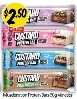 NQR Musdenation Protein Bars 60g Varieties offer