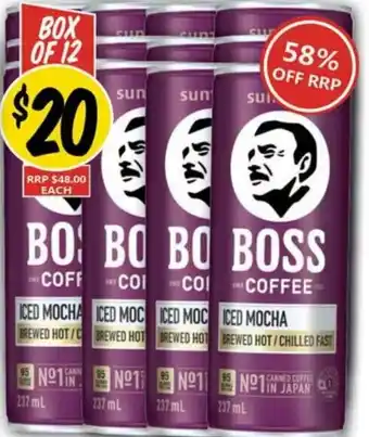 Boss Coffee Iced Mocha
