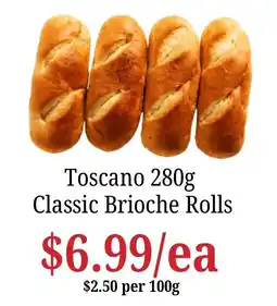 Farmer Jack's Toscano Classic Brioche Rolls offer