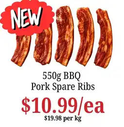 Farmer Jack's BBQ Pork Spare Ribs offer