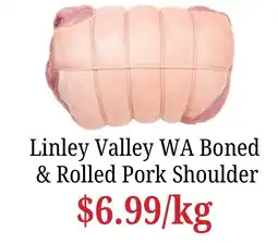 Farmer Jack's Linley Valley WA Boned & Rolled Pork Shoulder offer