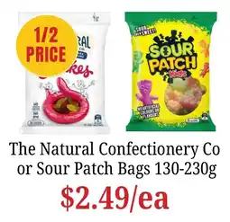 Farmer Jack's The Natural Confectionery Co or Sour Patch Bags offer