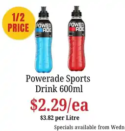 Farmer Jack's Powerade Sports Drink offer