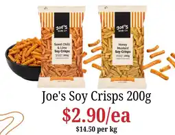 Farmer Jack's Joe's Soy Crisps offer