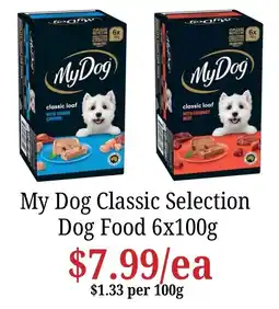 Farmer Jack's My Dog Classic Selection Dog Food offer