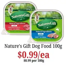 Farmer Jack's Nature's Gift Dog Food offer