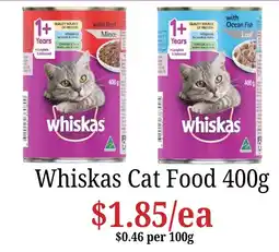 Farmer Jack's Whiskas Cat Food offer