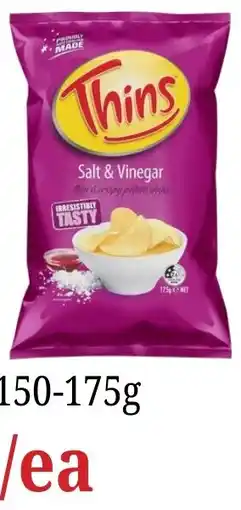 Farmer Jack's Thins Salt & Vinegar offer