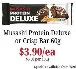 Farmer Jack's Musashi Protein Deluxe offer