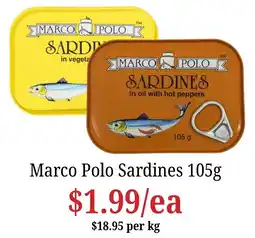 Farmer Jack's Marco Polo Sardines offer