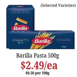 Farmer Jack's Barilla Pasta offer