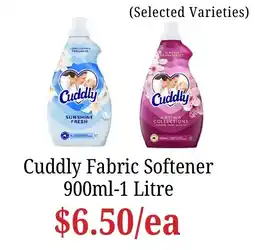 Farmer Jack's Cuddly Fabric Softener offer