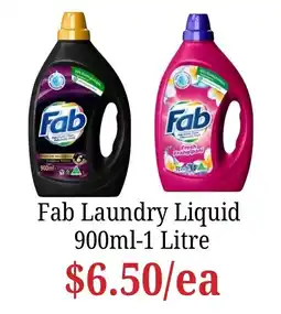 Farmer Jack's Fab Laundry Liquid offer