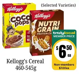 Farmer Jack's Kellogg's Cereal offer