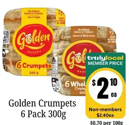 Farmer Jack's Golden Crumpets offer