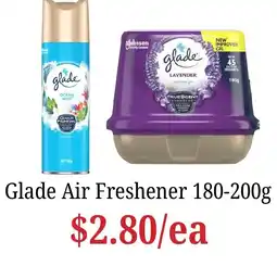 Farmer Jack's Glade Air Freshener offer