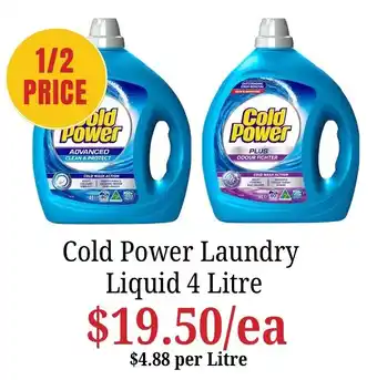 Farmer Jack's Cold Power Laundry Liquid offer