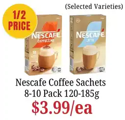 Farmer Jack's Nescafe Coffee Sachets offer