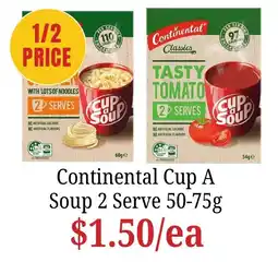 Farmer Jack's Continental Cup A Soup offer