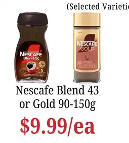 Farmer Jack's Nescafe Blend 43 or Gold offer