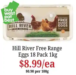 Farmer Jack's Hill River Free Range Eggs offer