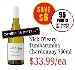 Farmer Jack's Nick O'leary Tumbarumba Chardonnay offer