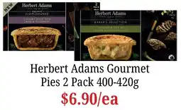 Farmer Jack's Herbert Adams Gourmet Pies offer